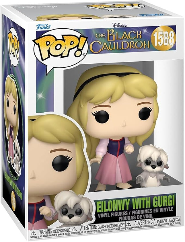 Funko Pop&Buddy: The Black Cauldron - Eilonwy and Gurgi with Gurgi - Collectable Vinyl Figure - Gift Idea - Official Merchandise - Toys for Kids & Adults - Cartoon/Animation Fans