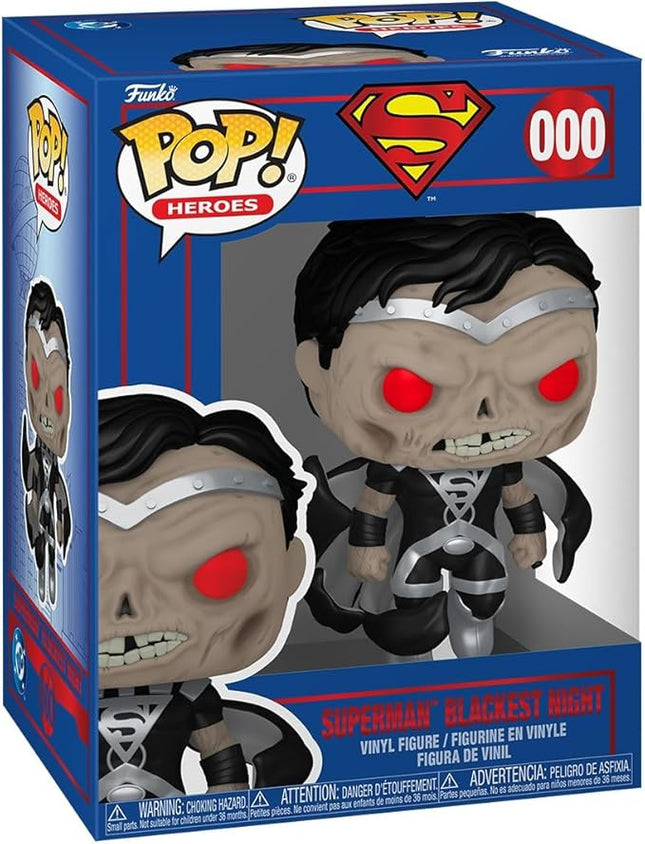 Funko Pop! Heroes: Shield Through The Ages - Superman Blackest Night - DC Comics - Collectable Vinyl Figure - Gift Idea - Official Merchandise - Toys for Kids & Adults - DC Comics Fans