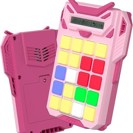 HOMESTEC Logical Super Slide Puzzle, Hand Held Travel Games for Kids and Adults, Brain Teaser Toys Road Trip Activities for Boys and Girls, Birthday Easter Basket Stuffers (Pink)