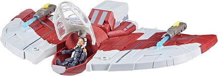 STAR WARS Mission Fleet T-6 Jedi Shuttle, 2.5-Inch Scale Ahsoka Action Figure Set, Ships, Toys for 4 Year Old Boys & Girls