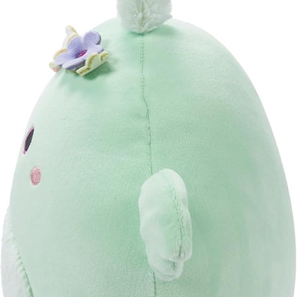 Squishmallows Original 7.5-Inch - Tove The Mint Green Mothman with Flower Crown and Fuzzy Belly