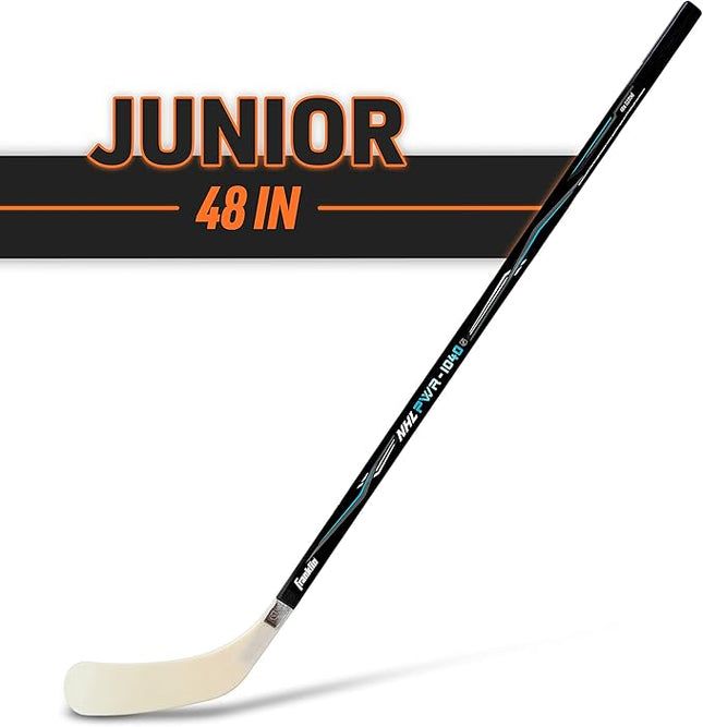 Franklin Sports NHL Kids Street Hockey Sticks - Youth, Junior + Senior Sticks - Right + Left Handed - 40", 48" + 56"