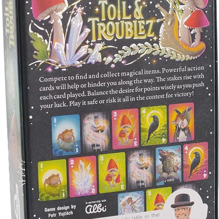 Grandpa Beck's Games Toil & Troublez | from The Creators of Cover Your Assets | Fun Push Your Luck Card Game | for Kids, Teens, and Adults | 2-6 Players, Ages 7+