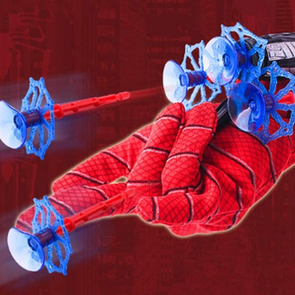 keivon Spider Gloves Man Web Shooter for Kids, Launcher Spider Kids Plastic Cosplay Glove Hero Movie Launcher Wrist Toy Set Funny Decorate Children Funny Educational Toys