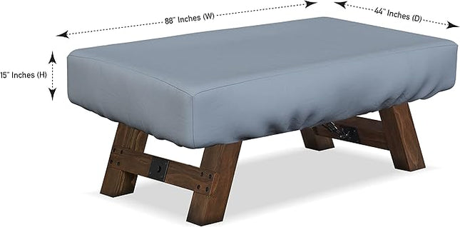Covers & All Air Hockey Table Covers, Made of 18 Oz Waterproof & UV-Resistant Cover Tuff Fabric, Suitable for Indoors/Outdoors (88" W x 44" D x 15" H, Gray)