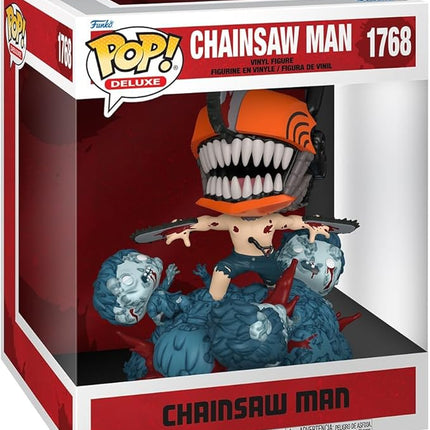 Funko Pop Deluxe: Chainsaw Man - Chainsaw Man - Collectable Vinyl Figure - Gift Idea - Official Merchandise - Toys for Kids & Adults - Anime Fans - Model Figure for Collectors and Display