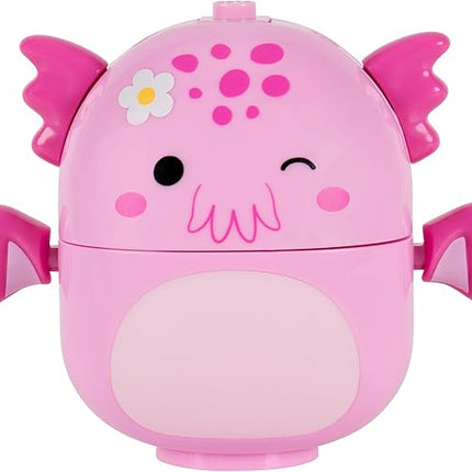 BLDR Squishmallows Buildable Figure Multipack - Junie The Banana, Maritza The Cactus, Shea The Cthulhu, Stacy The Squid - Squishmallows Fans 8+, 0141