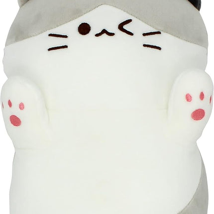 Very Soft Cat Long Hugging Pillow Plush Kitten Kitty Stuffed Animals Gray 26"