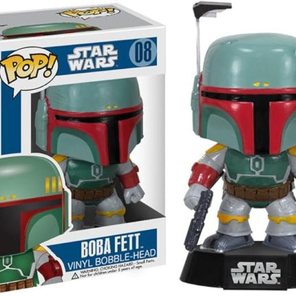 Funko Pop Boba Fett - Star Wars - Collectable Vinyl Figure - Gift Idea - Official Merchandise - Toys for Kids & Adults - Sci-Fi Fans - Model Figure for Collectors and Display