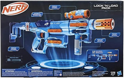 NERF Nerf Elite 2.0 Lock N Load Pack, 1 Nerf Blaster