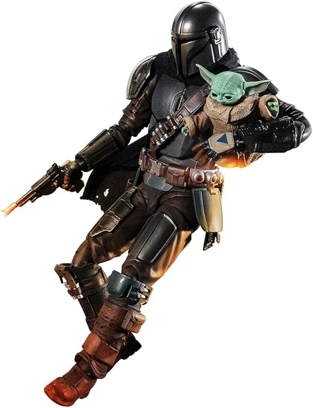 S.H. Figuarts Star Wars The Mandalorian & Grogoo Approx. 5.9 inches (150 mm), ABS & PVC & Fabric, Pre-painted Action Figure