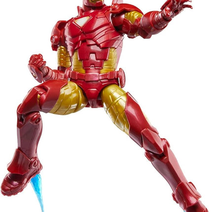 Marvel Legends Series Iron Man (Model 20), Iron Man Comics Collectible 6-Inch Action Figure, Retro-Inspired Blister Card