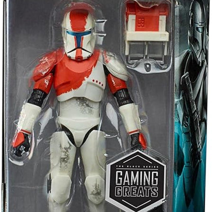 Star Wars The Black Series Gaming Greats 6 Inch Action Figure Box Art Exclusive - RC-1138 Red Trooper (BOSS)