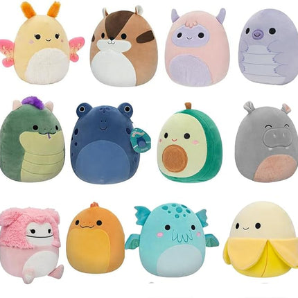 Squishmallows Original Mystery Box 5-Inch Plush 6 Pack Styles Will Vary in Surprise Box That Includes Six 5" Plush