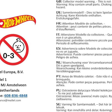 Hot Wheels Collector BTTF DeLorean DMC12