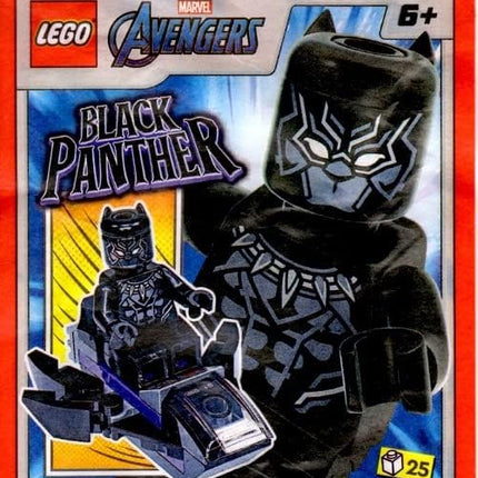 LEGO Marvel Superheroes: Black Panther Minifigure with Royal Talon Fighter and Black Cape