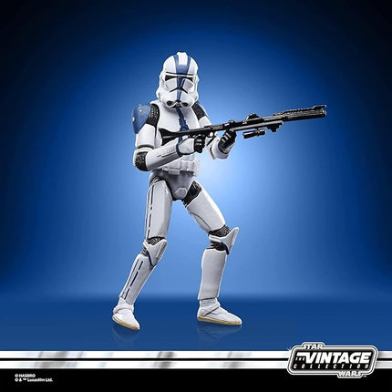 STAR WARS Hasbro The Vintage Collection Clone Trooper (501st Legion) Toy,3.75-Inch-Scale The Clone Wars Action Figure,Toys Kids Ages 4 and Up,(F5834)