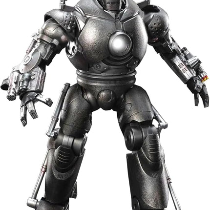OVONNI 9 Inch LED Iron Monger Toy,Exquisite Painting 20 Joints Movable Collectible Action Figure,Light with Chest and Eyes