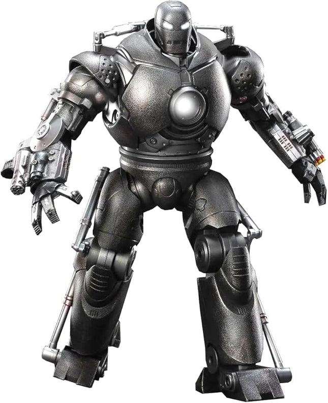 OVONNI 9 Inch LED Iron Monger Toy,Exquisite Painting 20 Joints Movable Collectible Action Figure,Light with Chest and Eyes