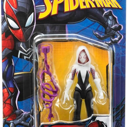SPIDER-MAN Marvel VenomVersus Epic World of Action Ghost-Spider Figure with Accessory, 4-Inch (10 cm) Super Hero Toys for Kids Ages 4+