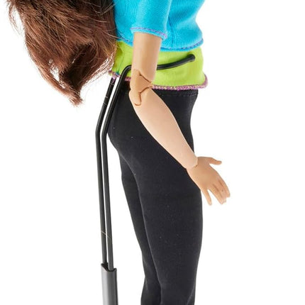 Plymor DSP-5125B Black Adjustable Doll Stand, fits 10, 11, and 12 inch Slim Waist Dolls, Waist is 1.125" - 1.5" wide, 3.25" - 4" around, Pack of 24