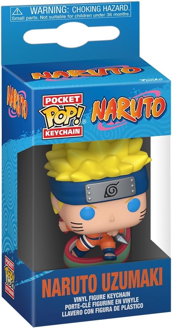 Funko Pop! Keychain: Naruto Classic - Naruto Uzumaki Novelty Keyring - Collectable Mini Figure - Stocking Filler - Gift Idea - Official Merchandise - Anime Fans - Backpack Decor