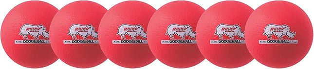 Champion Sports® Rhino Skin® Low Bounce Dodgeball Sets & Singles for Playground, PE, Backyard & League Games – Team Sports Equipment for Youth & Adults