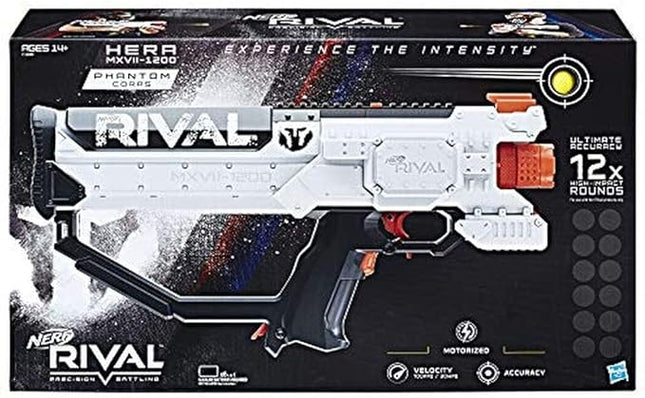 Nerf Rival Hera Mxvii 1200 White Combat Blaster
