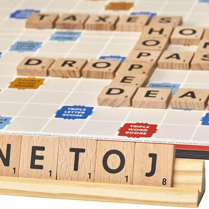 Hasbro Gaming Scrabble Board Game, Classic Word Games for Kids Ages 8 and Up, Fun Family Game for 2-4 Players, The Classic Crossword Game
