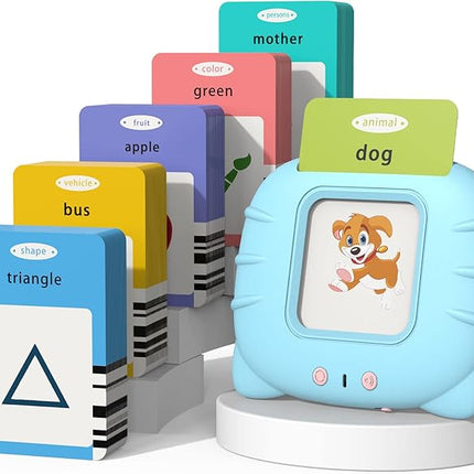 Toddler Learning Toys for 2 3 4 5 Year Old Boys and Girls, Autism Sensory Toys for Autistic Children, Speech Therapy Toys, 112 Cards - 224 Sight Words Talking Flash Cards