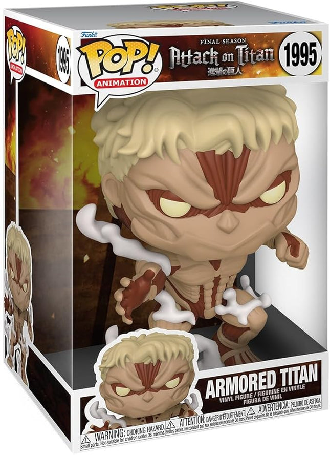 Funko Pop! Jumbo: Attack on Titan - Armored Titan - Collectable Vinyl Figure - Gift Idea - Official Merchandise - Toys for Kids & Adults - Anime Fans - Model Figure for Collectors and Display
