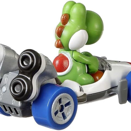 Hot Wheels Mario Kart Collection of 1:64 Scale Die-Cast Replica Vehicles, Toy Collectibles
