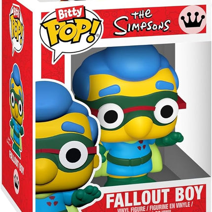 Funko Pop! Bitty: Simpsons - Bart Simpson, Mr. Burns, Krusty The Clown, and Mystery Chase Figure - 0.9 Inch (2.2 Cm) - The Simpsons Collectable - Stackable Display Shelf Included