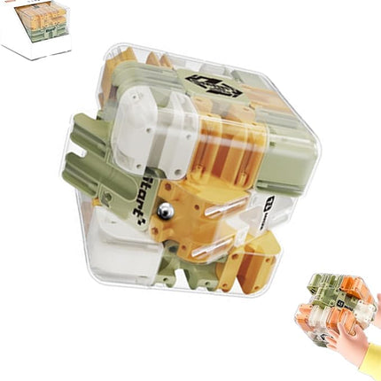 Large Labyrinth 3D Puz-zle Cube, Spatial Awareness Brain Training Toy for Stress Relief & Logic Development, Mind Teaser Challenge Game, Spatial Logic Puzzle for Kids and Adults (Two Color)