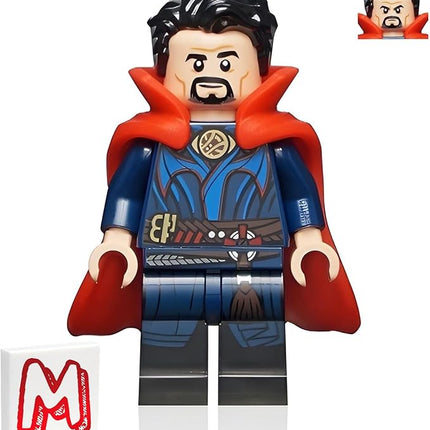LEGO Marvel Super Heroes Doctor Strange in The Multiverse of Madness Minifigure - Doctor Strange (with Cape and Portal Discs) 76218