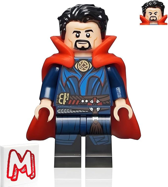 LEGO Marvel Super Heroes Doctor Strange in The Multiverse of Madness Minifigure - Doctor Strange (with Cape and Portal Discs) 76218
