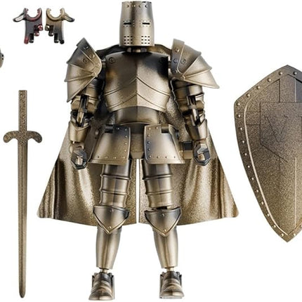 T13 Action Figure,Medieval Knight Action Figures,Dummy Lucky 13,3D Printed Robot Action Figure (Assembly Required) (Yellow)