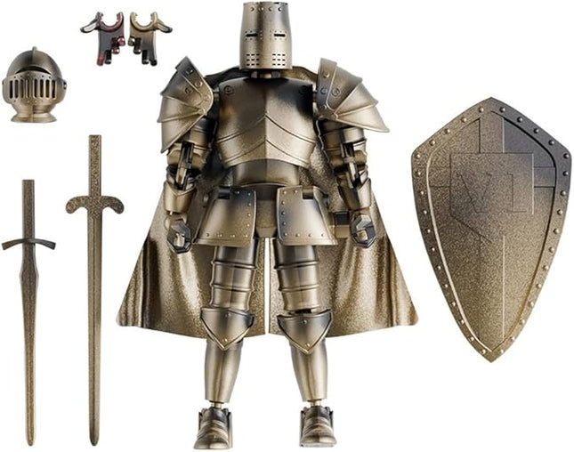 T13 Action Figure,Medieval Knight Action Figures,Dummy Lucky 13,3D Printed Robot Action Figure (Assembly Required) (Yellow)