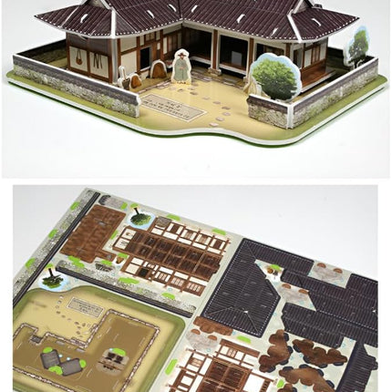 3D Puzzle Set of Korean Cultural Heritage - Easy Assembly, No Tools Needed - Decorative Models of Korean Landmarks (Set 2)