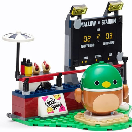 BLDR Squishmallows Avery's Ball Game Building Set - Avery The Mallard Duck Buildable Figure - Squishmallows Fans 8+, 0044