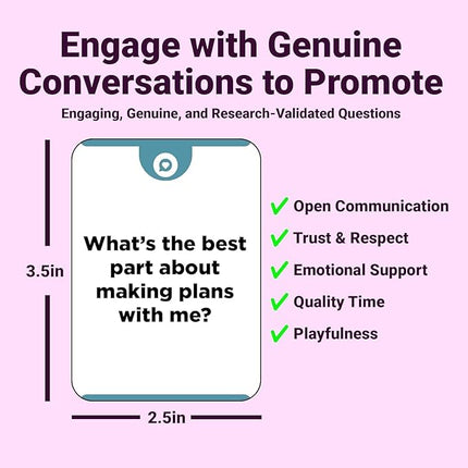 Couple Conversation Games & Activities for Adults, Fun Board 220 Card Game for Adult Couples in Relationship - Birthdays, Wedding, Bridal Shower, Wife Husband Gift, 2 Players Date Night Ideas Gifts