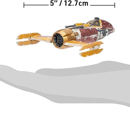 Star Wars Micro Galaxy Squadron Fiend Fighter - 5-Inch Vehicle with 1-Inch Micro Figure Accessory