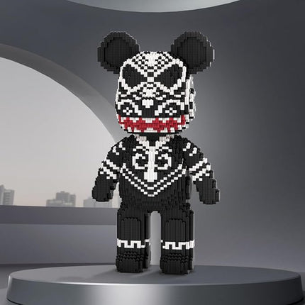 DAHONPA Black Bear Micro Building Blocks Set (7220 Pieces) Gift for Adults and Kids