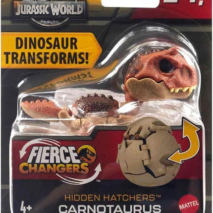 Jurassic World Egg to Carnotaurus Dinosaur Transforming Toy, Hidden Hatchers