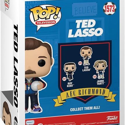 Funko POP! TV: Ted Lasso - Ted with Ball - Collectable Vinyl Figure - Gift Idea - Official Merchandise - for Kids & Adults - TV Fans - Model Figure for Collectors and Display