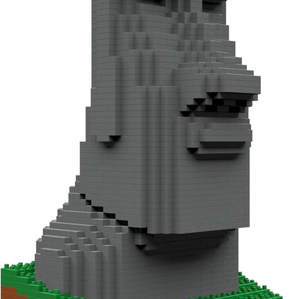 JEKCA Moai Statue 01S | Architecture Plastic Building Blocks | Age 14+