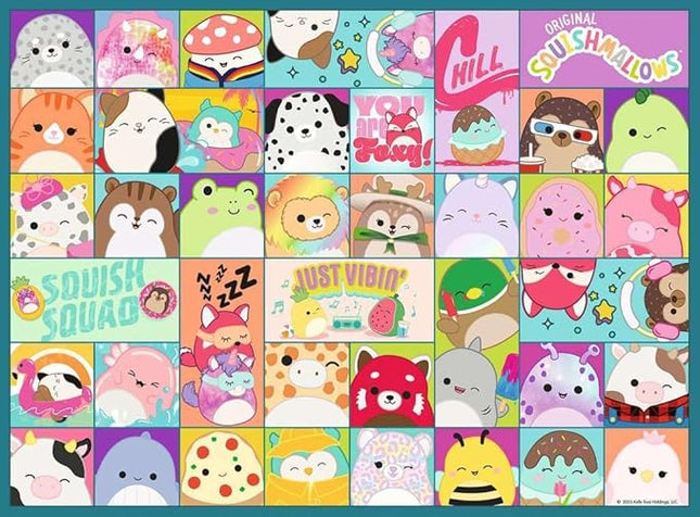 Ravensburger Kinderpuzzle 13391 - Viele bunte Squishmallows - 100 Teile Squishmallows Puzzle für Kinder ab 6 Jahren