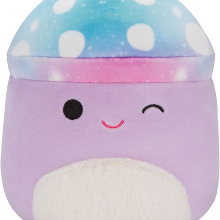 Squishmallows Original 7-Inch Fantasy Box Set – EYK Lime Green Dragon, Gala Teal and Pink Griffin, Minya Purple Galaxy Mushroom, Ziv Sugar Glider with Crown – Official Jazwares Plush (Little)