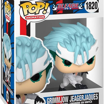 Funko Pop Animation: Bleach - Grimmjow Jaegerjaquez Jeagerjaques - 1/6 Odds for Rare Chase Variant - (Glow in The Dark), (Styles May Vary) - Collectable Vinyl Figure - Gift Idea - Anime Fans