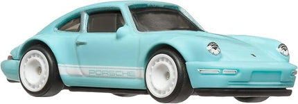 Hot Wheels Premium Boulevard Porsche 964 Diecast Car, Light Blue, 1:64 Scale Model